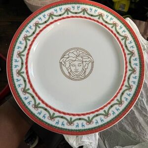 Versace Christmas dessert Decorative Plate